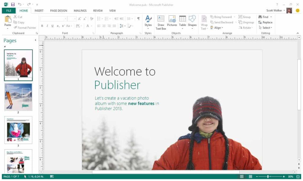 microsoft publisher for home-schoolers
